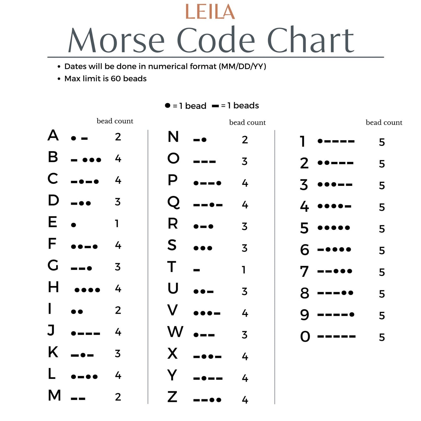 Morse Code Bracelet