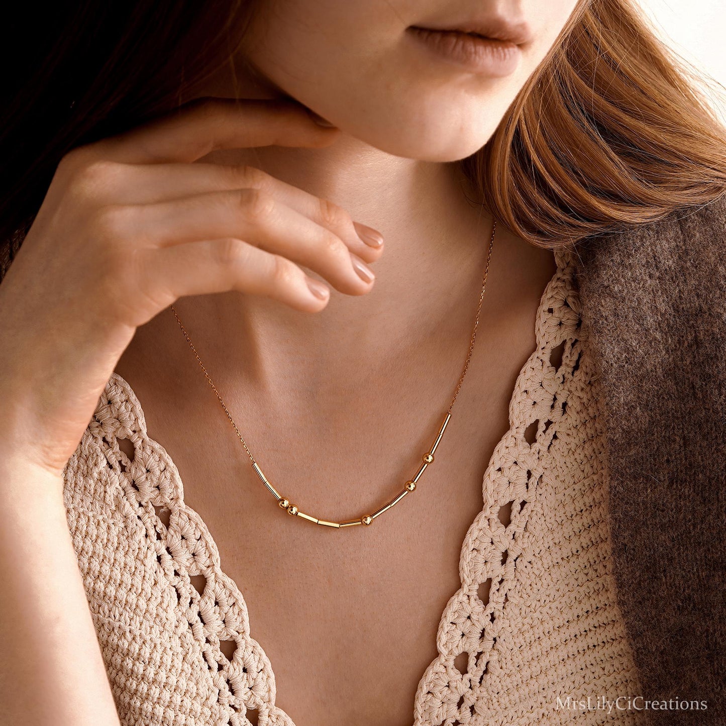 Morse Code Necklace