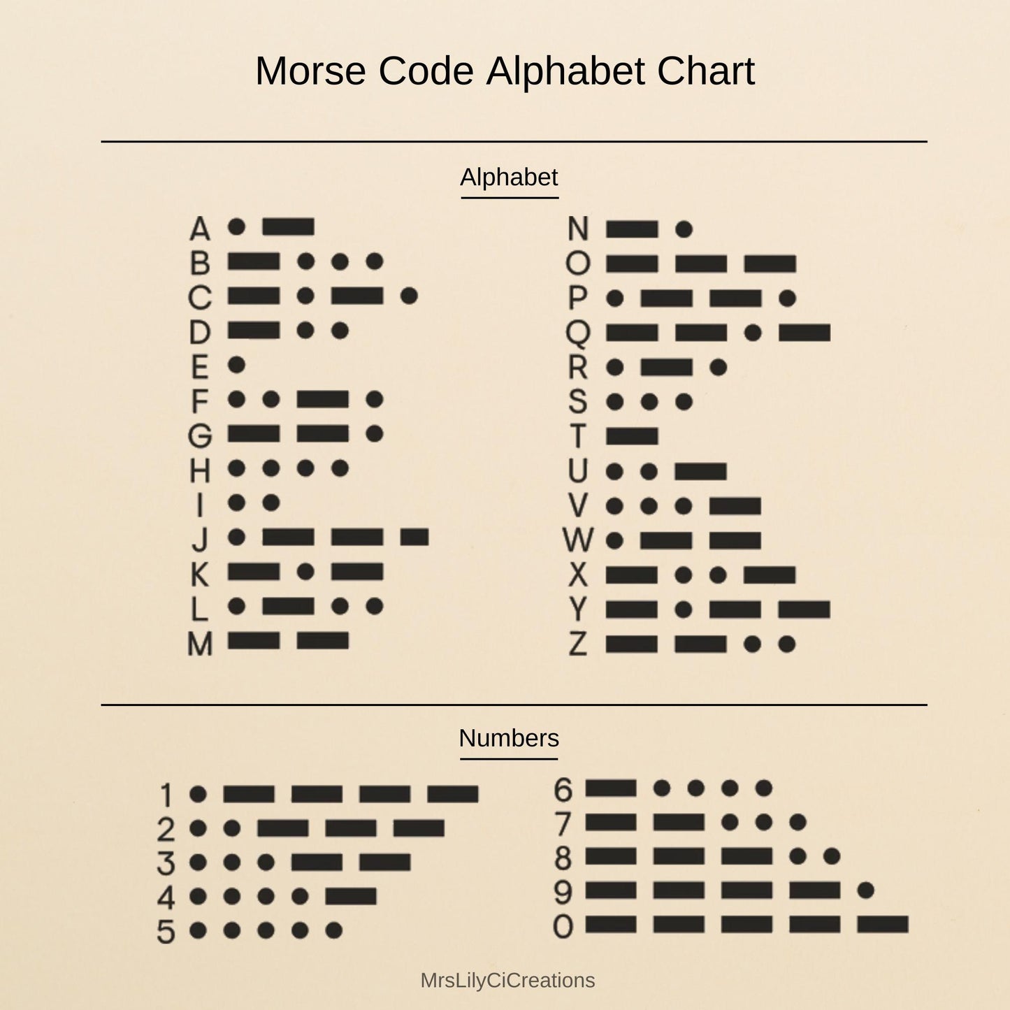 Morse Code Necklace