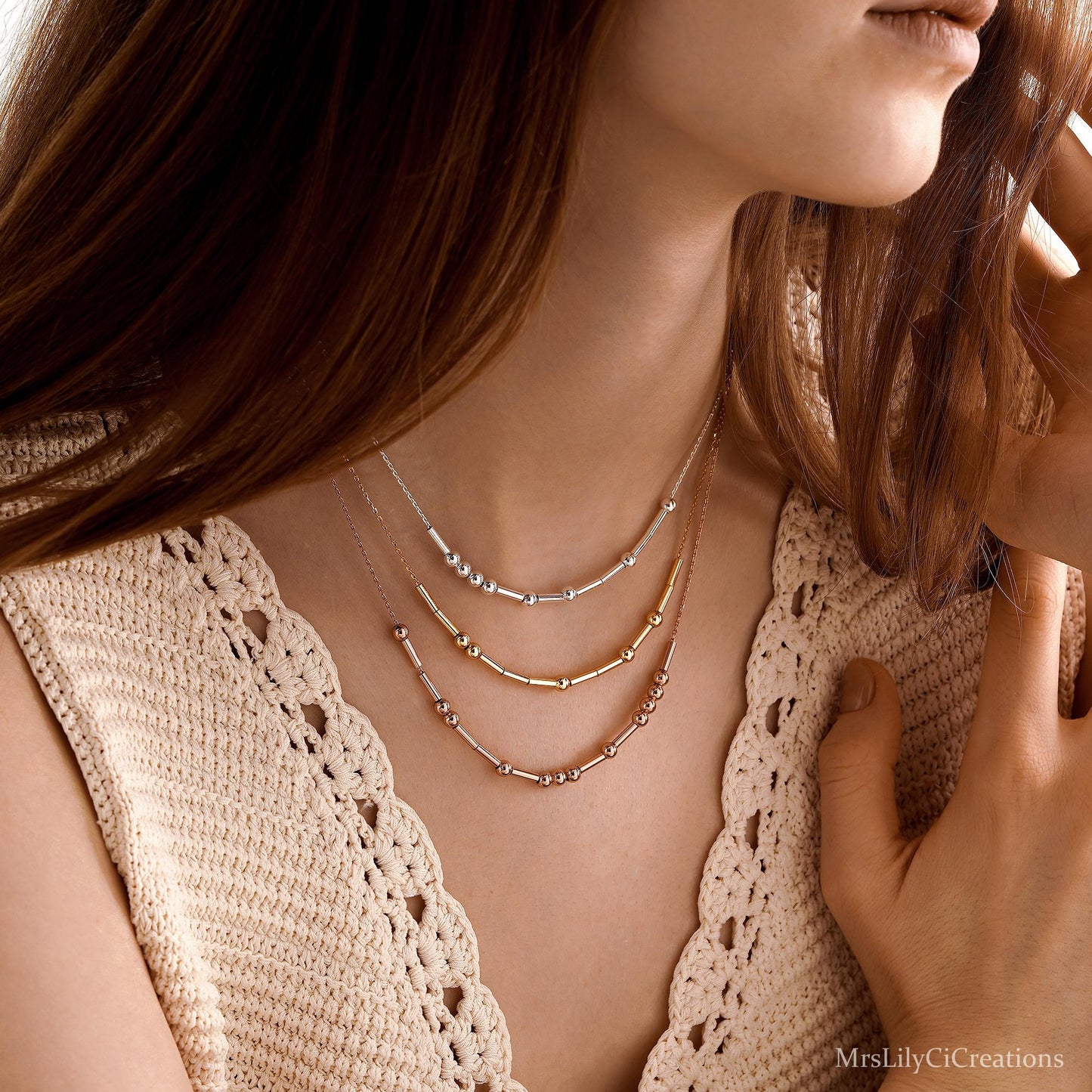 Morse Code Necklace
