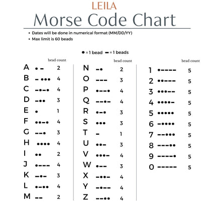 Morse Code Bracelet