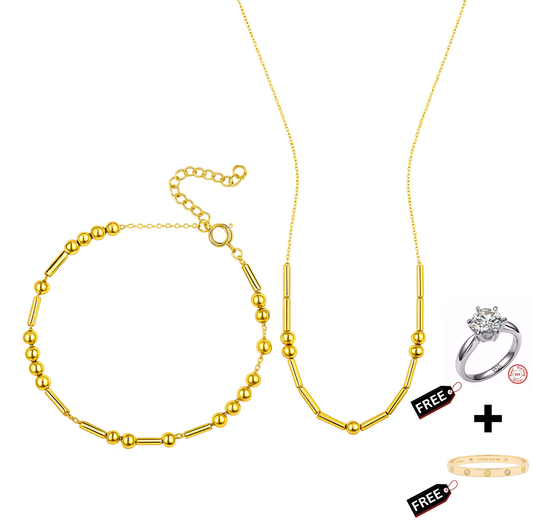 Morse Code Bracelet + Necklace