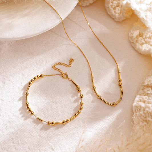 Morse Code Bracelet + Necklace